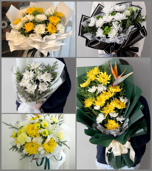 山东青岛平度市明村镇陈家屯村白事花束代送